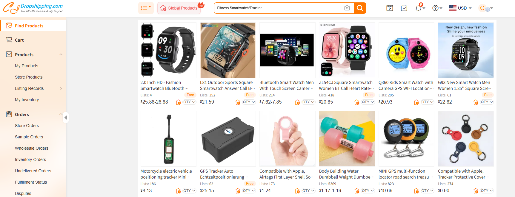 Fitness Smartwatch Tracker